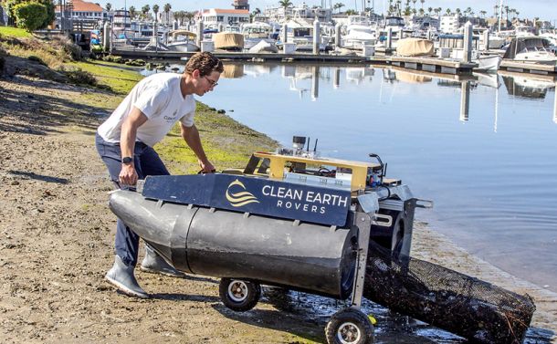 Clean Earth Rovers Scales Autonomous Pollution Response
